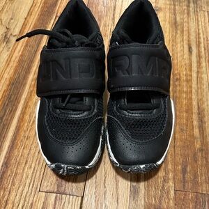 Under Armour Kids Black and White Sneakers
